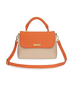Katie Loxton Talia Messenger Bag Burnt Orange and Tan
